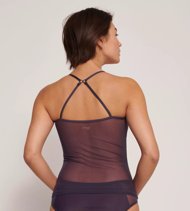 Loungewear | N024438 Blueberry SOFT ADAPT Top with spaghetti straps Women sloggi