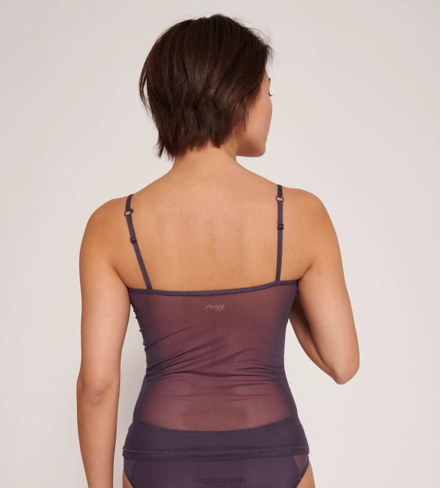 Loungewear | N024438 Blueberry SOFT ADAPT Top with spaghetti straps Women sloggi