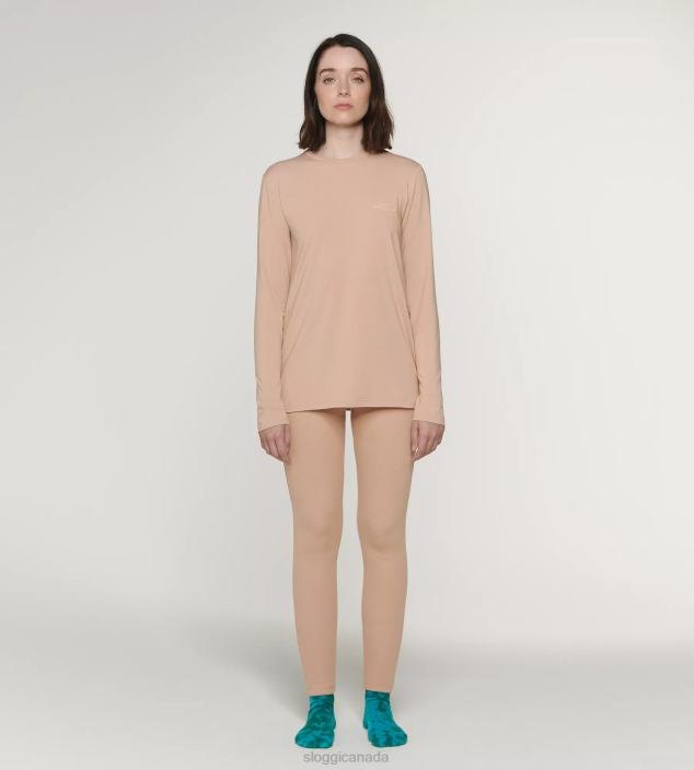 Loungewear | N024555 New Beige long-sleeve top Women 032C X sloggi