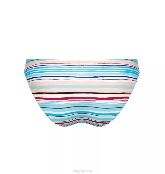 Swimwear N024547 Blue - Light Combination SHORE CANDY BASSLET Mini bikini bottoms Women sloggi